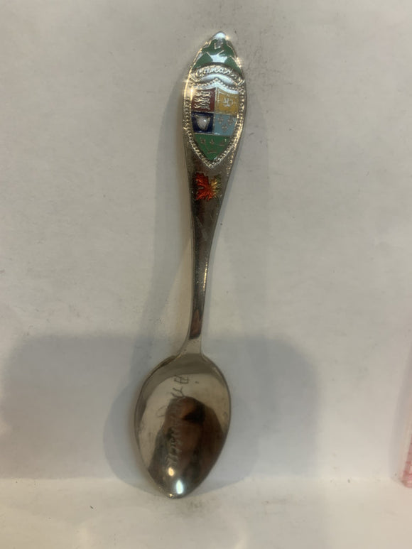 Athabasca Alberta Crest Emblem Canada Souvenir Spoon