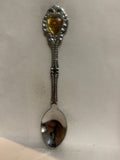 December Pointsettia Flower Souvenir Spoon
