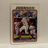 #477 Nick Johnson Washington Nationals 2005 Topps Baseball Card IO