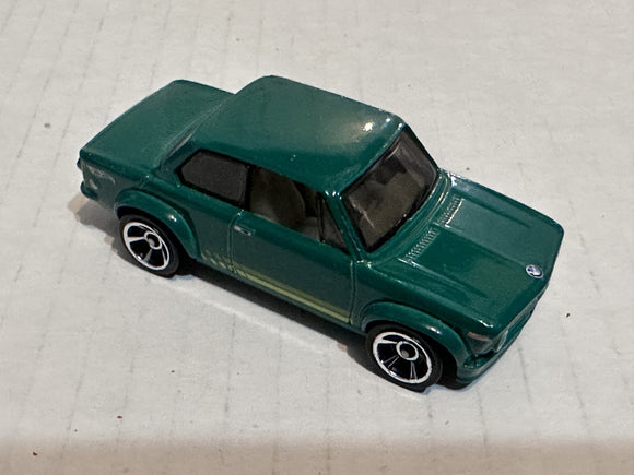 Green BMW 2002 2011 Hot Wheels Diecast Car