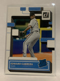 #52 Edward Cabrera Rookie Miami Marlins 2022 Donruss Baseball Card MLB
