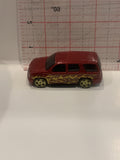 Red '07 Cadillac Escalade Hot Wheels Toy Diecast Car