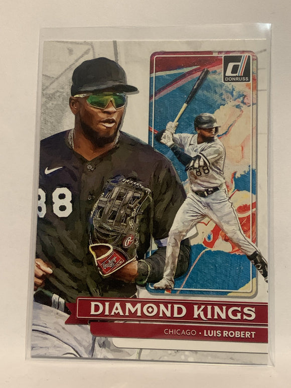 #6 Luis Robert Diamond Kings Chicago White Sox 2022 Donruss Baseball Card MLB