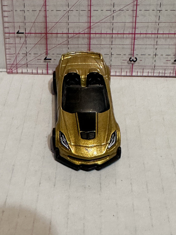 Gold corvette hot wheels deals