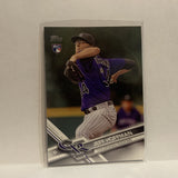 #335 Jeff Hoffman Rookie Colorado Rockies 2017 Topps Series 1 Baseball Card IO