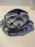 Blue Essential Drilling Velcro Ball Hat Cap