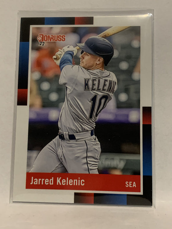 #248 Jarrod Kelenic 1988 Retro Seattle Mariners 2022 Donruss Baseball Card MLB