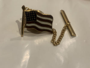USA American Flag Tie Tac Lapel Hat Pin DZ