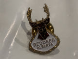 Red Deer Alberta Logo Lapel Hat Pin DZ