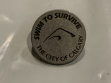 Swim To Survive The City of Calgary Logo Lapel Hat Pin DZ