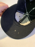 Black Oakland A's MLB New Era 7 1/8 Ball Hat Cap