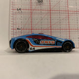 Blue HWPD Police ©2010 Hot Wheels Diecast Car EA