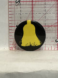 Yellow Paint Brush Button Pinback