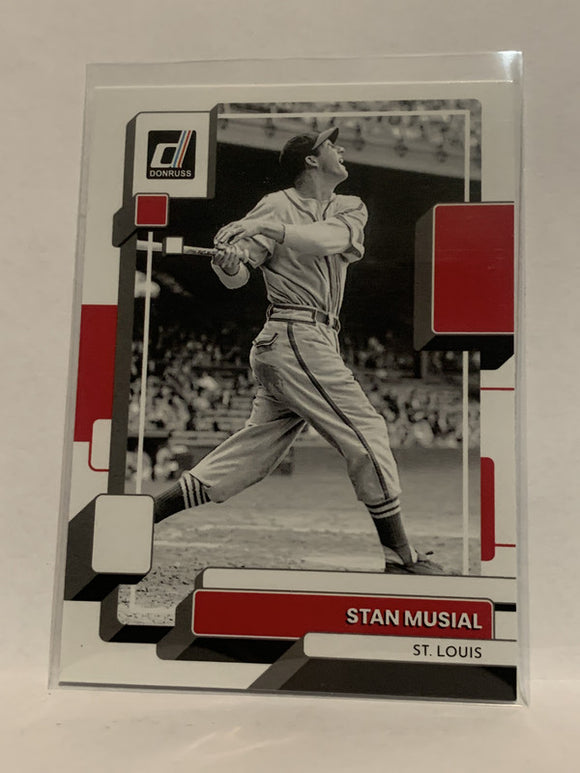 #223 Stan Musial St Louis Cardinals 2022 Donruss Baseball Card MLB