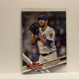 #164 Matt Harvey New York Mets 2017 Topps Series 1 Baseball Card IP