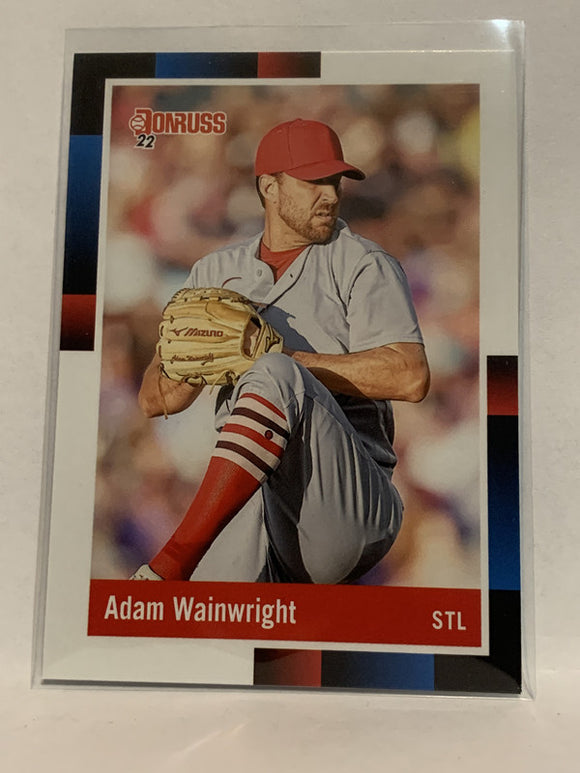 #272 Adam Wainwright 1988 Retro St Louis Cardinals 2022 Donruss Baseball Card MLB