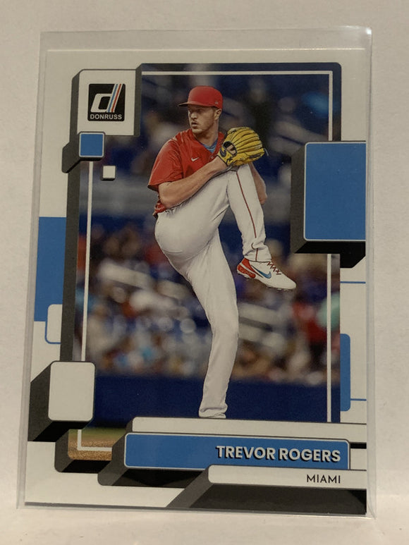 #228 Trevor Rogers   Miami Marlins 2022 Donruss Baseball Card MLB
