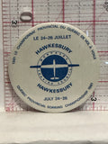 Hawkesbury July Quebec Provincial Soaring Championship 1981 Button Pinback