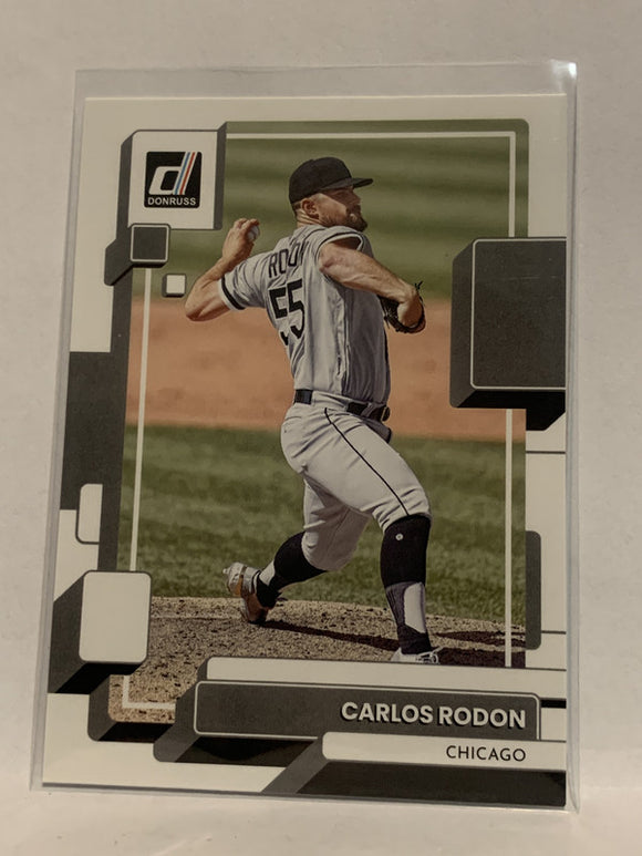 #154 Carlos Rodon Chicago Cubs 2022 Donruss Baseball Card MLB