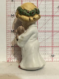 Hugging Angel Child Lamb Missing Wings Figurine Ornament