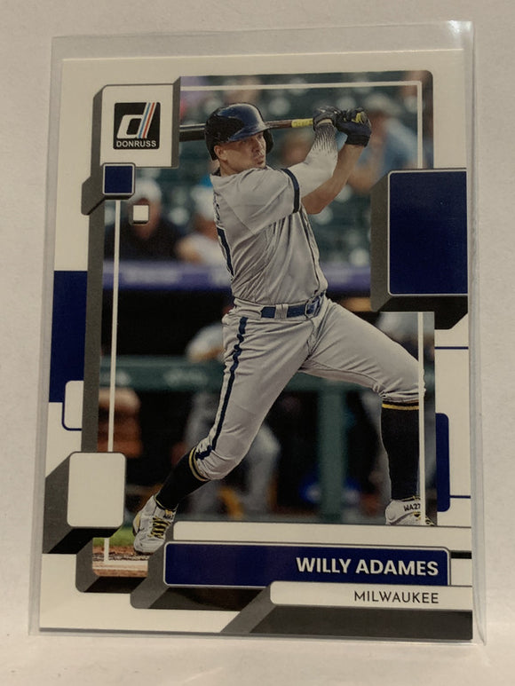 #139 Willy Adames  Milwaukee Brewers 2022 Donruss Baseball Card MLB