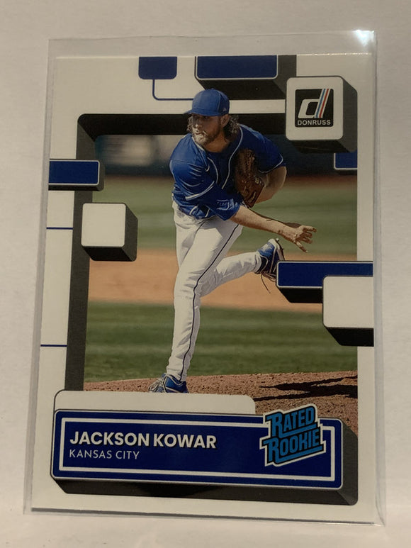 #46 Jackson Kiera Rated Rookie Kansas City Chiefs 2022 Donruss Baseball Card MLB