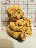 Mama Bear With Babies Bottle Teddy 1993 Avery Creations Figurine Ornament