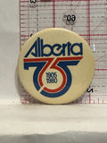 Alberta 75th 1905 1980 Button Pinback