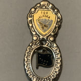 Tok Alaska State Flag Italia Italy Flag Country Collectable Souvenir Spoon DS