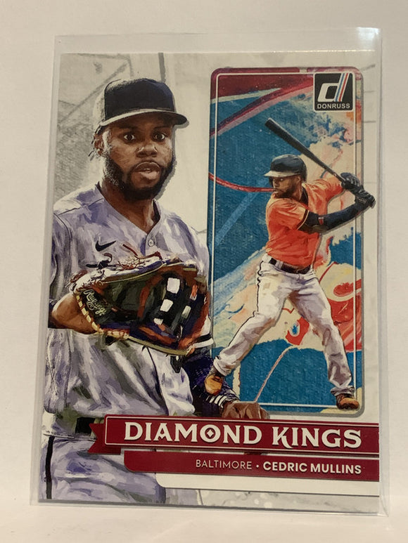 #5 Cedric Mullens Diamond Kings Baltimore Orioles  2022 Donruss Baseball Card MLB