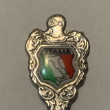 Italia Flag Country Collectable Souvenir Spoon DS
