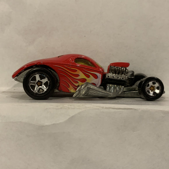 Red 1/4 Mile Coupe ©2002 Hot Wheels Diecast Car EA