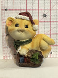 Christmas Kitten Cat Presents Figurine Ornament