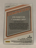 #D-4 Brandon Crawford Dominators San Francisco Giants 2022 Donruss Baseball Card MLB