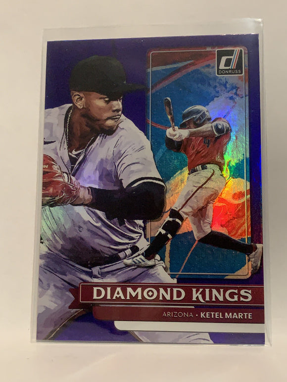 #30 Ketel Marte Diamond Kings Arizona Diamondbacks 2022 Donruss Baseball Card MLB