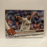 #65 Madison Bumgarner San Francisco Giants 2017 Topps Series 1 Baseball Card IQ