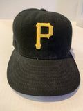 Black Pittsburgh Pirates MLB New Era 7 1/8 Ball Hat Cap