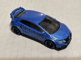Blue Bismoto 2016 Honda Civic Type-R DTW88 2016 Hot Wheels Diecast Car