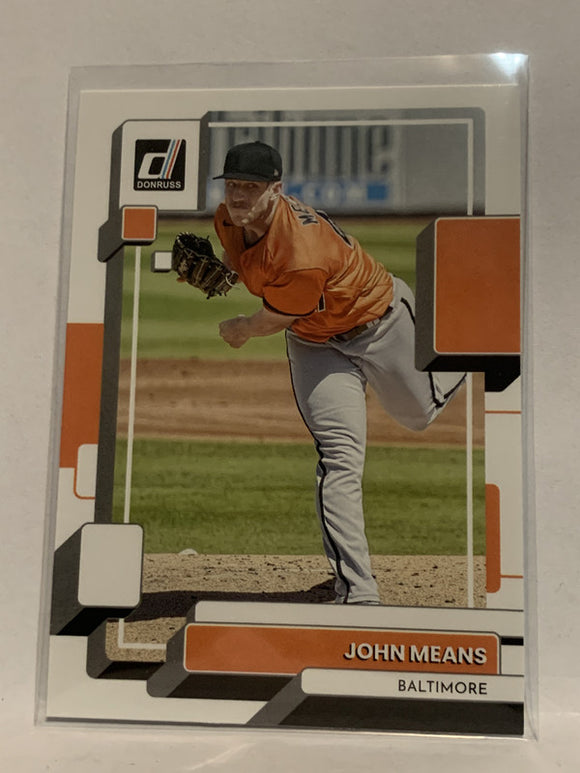 #128 John Means Baltimore Orioles 2022 Donruss Baseball Card MLB