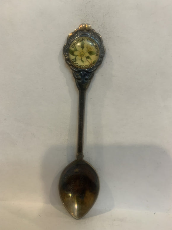 British Columbia Dogwood Flower Souvenir Spoon