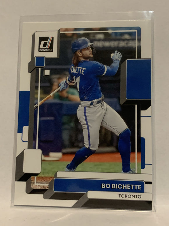 #170 Bo Bichette Toronto Blue Jays 2022 Donruss Baseball Card MLB