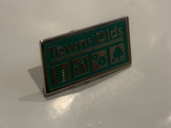 Town of Olds Logo Lapel Hat Pin EA