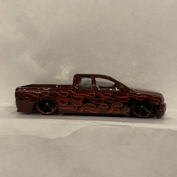 Red Nissan Titan Truck Hot Wheels Diecast Car EA