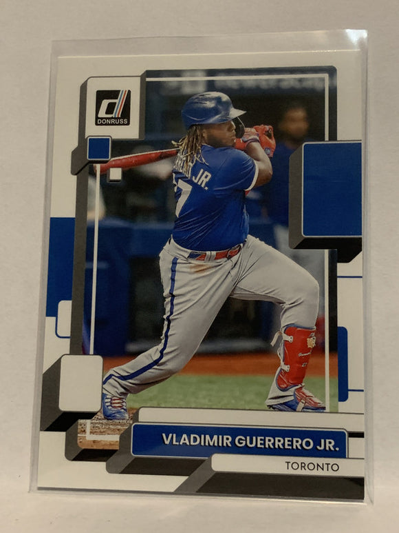 #113 Vladimir Guerrero Jr Toronto Blue Jays 2022 Donruss Baseball Card MLB