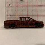 Red Nissan Titan Truck Hot Wheels Diecast Car EA