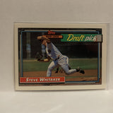 #369 Steve Whitaker Draft Pick San Francisco Giants 1992 Topps Baseball Card IQ