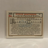 #369 Steve Whitaker Draft Pick San Francisco Giants 1992 Topps Baseball Card IQ