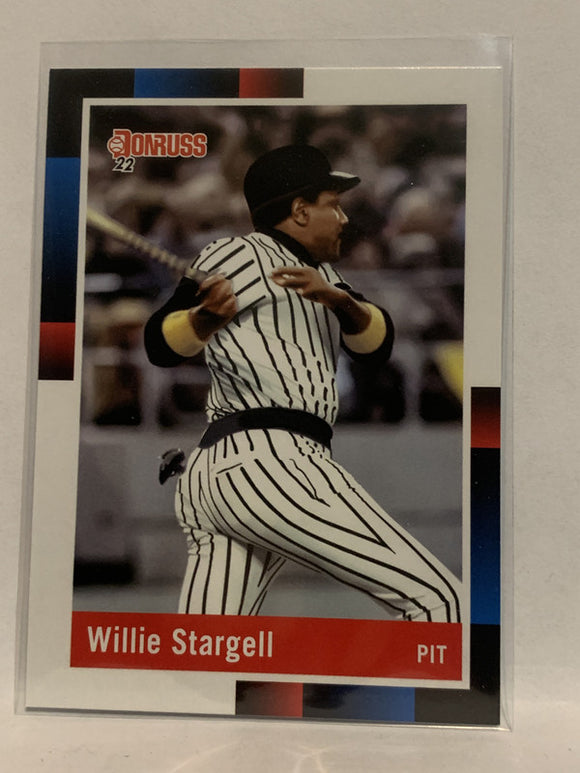 #233 Willie Stargell 1988 Retro Pittsburgh Pirates 2022 Donruss Baseball Card MLB