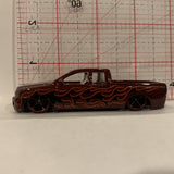 Red Nissan Titan Truck Hot Wheels Diecast Car EA