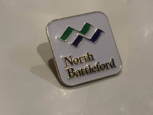 North Battleford Saskatchewan Logo Lapel Hat Pin EA